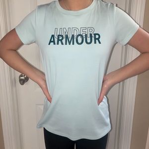 Mint green Under Armour Dri-Fit Tee